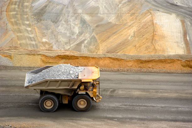 large dumptruck in utah copper mine